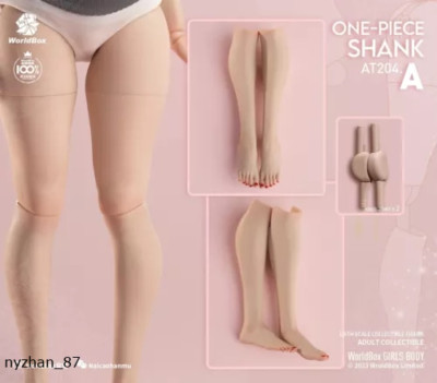Worldbox 1:6 AT204 Shank Leg Foot Model Accessories For 12'' Female Figure Doll