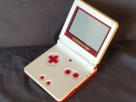 Nintendo GAMEBOY ADVANCE SP Console Famicom color edition and game set-h0203-