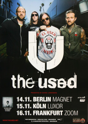 The Used - Artwork, Tour 2012 | Konzertplakat | Poster