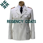 New Men's White Wool General Officer jacket, WW2 Military reproduction Tunic