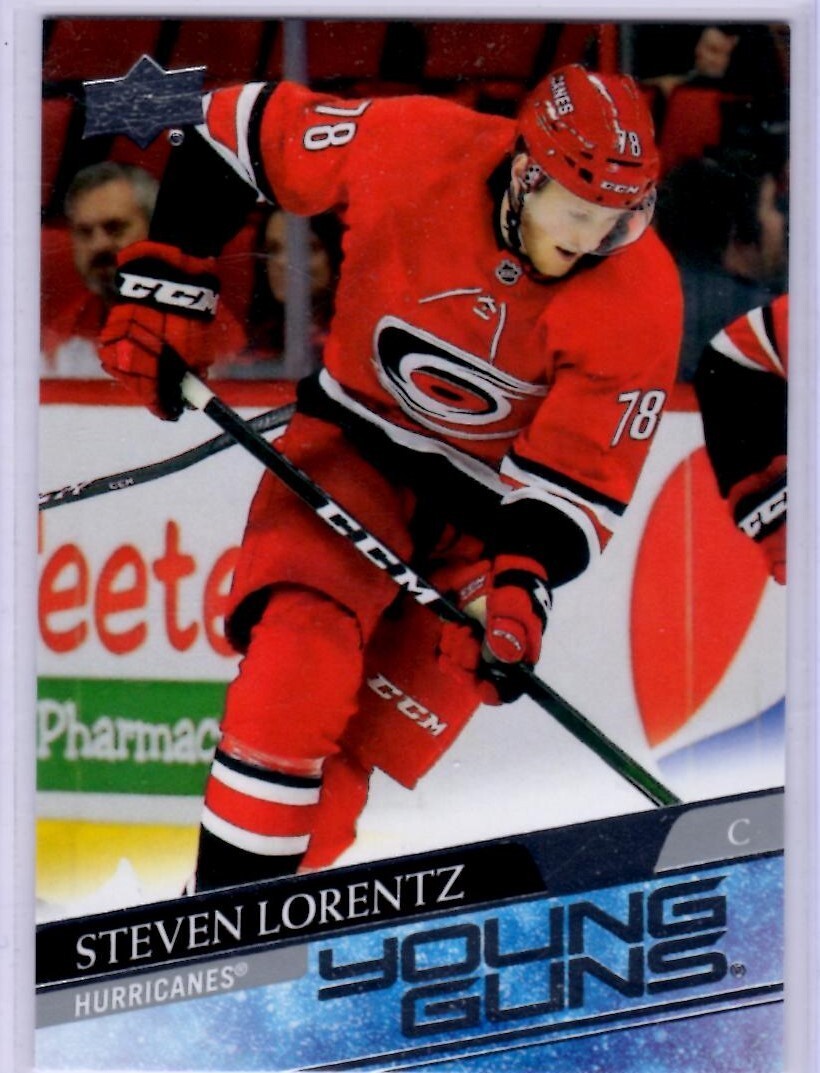 2020-21 Upper Deck Series 2 Steven Lorentz Young Guns Rookie Card # 494