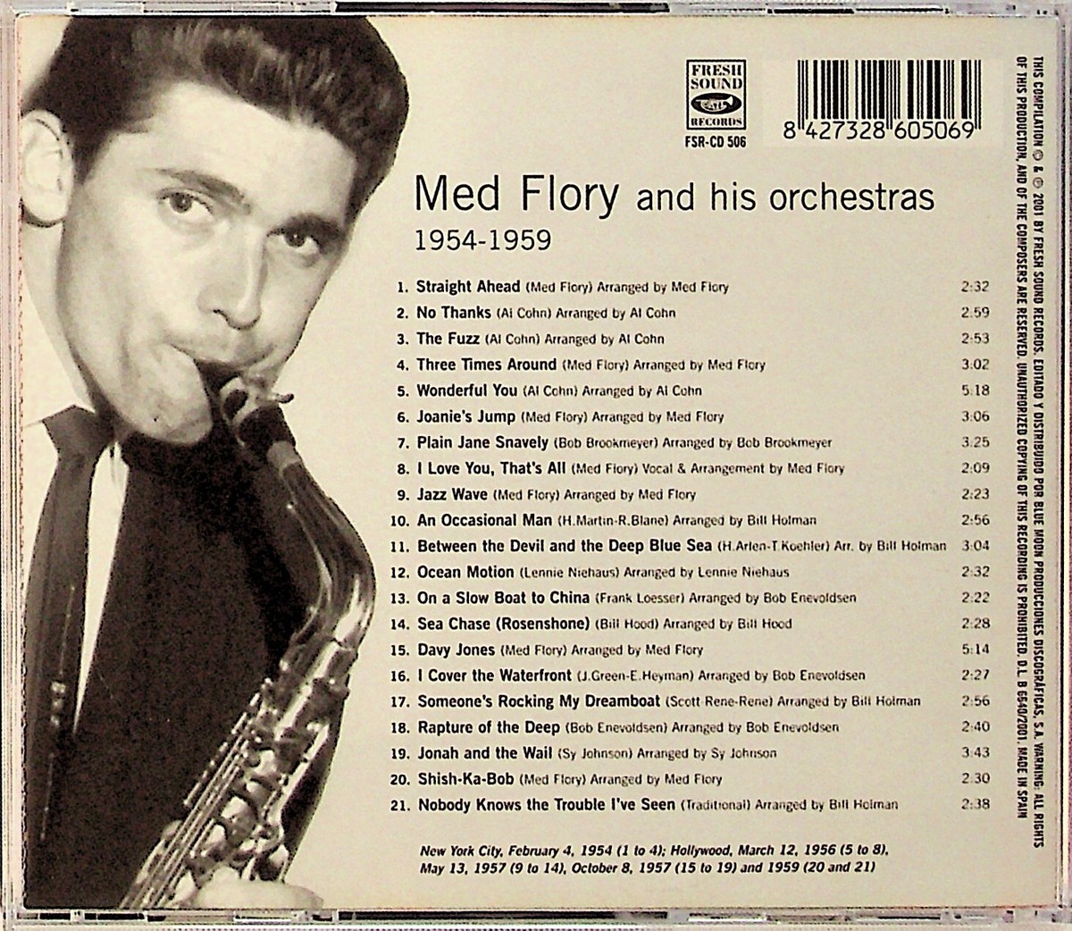 Med Flory & His Orchestras 1954-59 -Go West Young Med CD (Al Cohn Med Flory & His Orchestras 1954-59 -Go West Young Med CD (Al Cohn