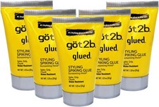 Got2b Glued Styling Glue Hold Spike Grip Chunk Water resistant 1.25 oz 5 Pack