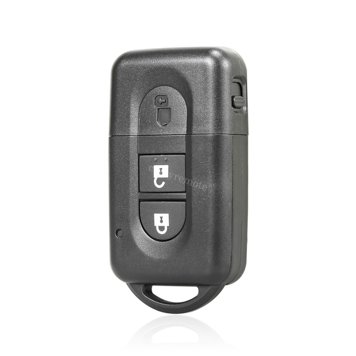 2 Boutons Coque Télécommande Voiture Flip Key Fob - Protection ABS Pour Nissan X-Trail Qashqai Note Juke