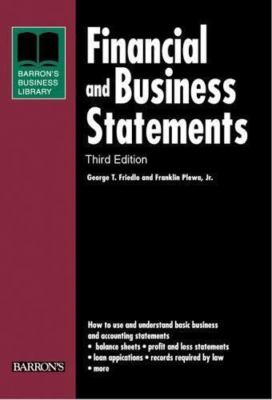 Financial and Business Statements by Plewa, Franklin J.; Friedlob, George T.