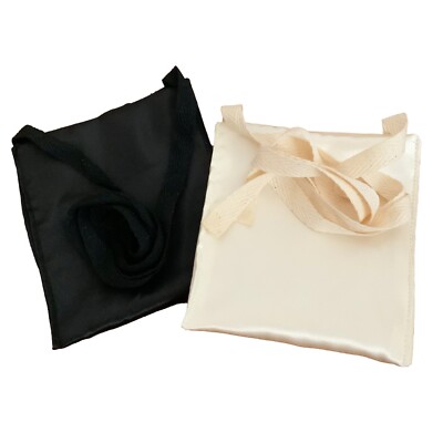 2x Satin Hickman Line Taschen Riemen 68 cm Handarbeit Wackel Chemo Krebs