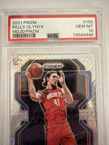 2021 Panini Prizm Kelly Olynyk #150 Mojo Prizm /25 PSA 10 Detroit Pistons - Picture 2 of 3