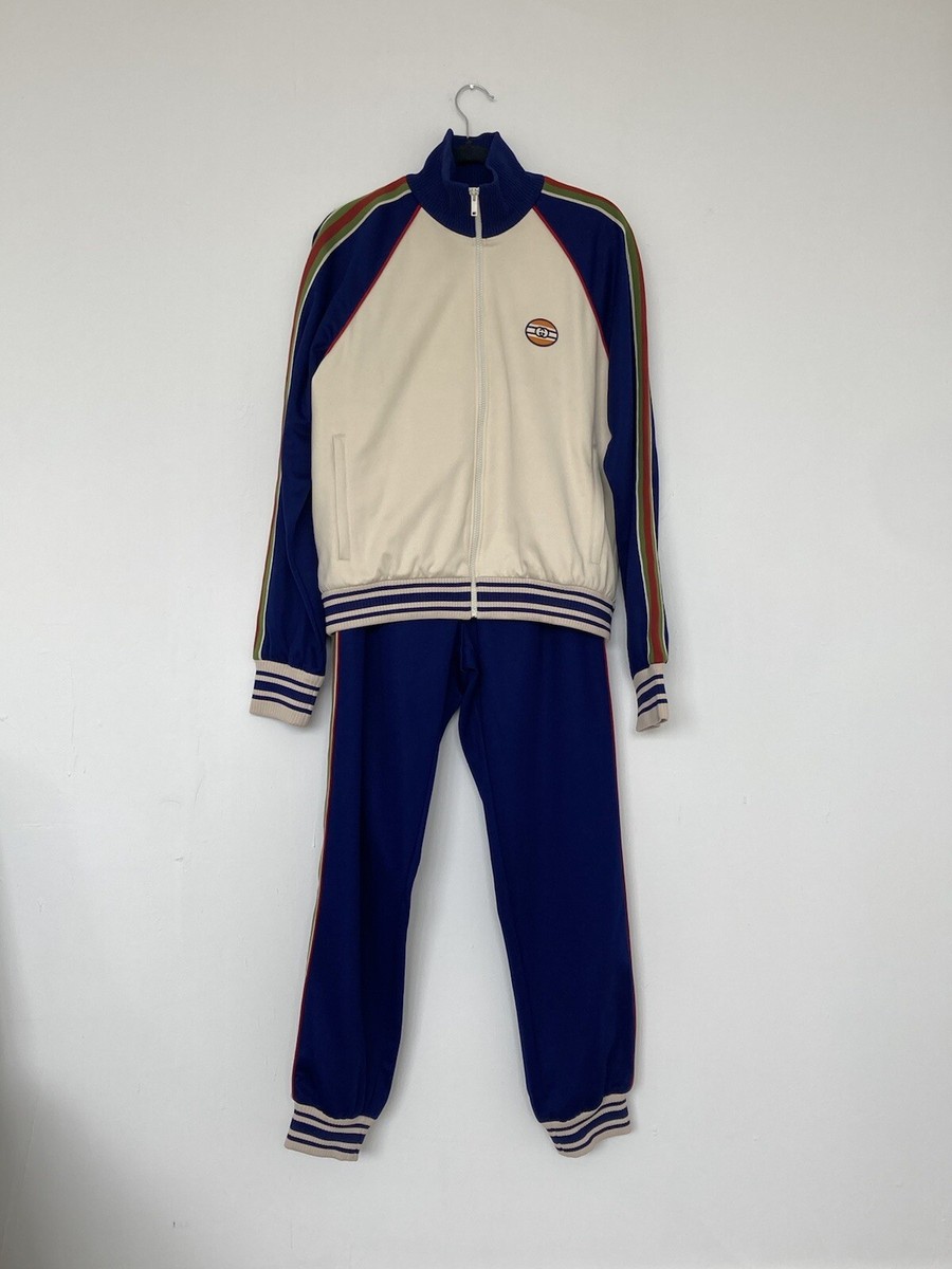 Gucci Logo Stripe Technical Patch & Web Tracksuit Small NEW