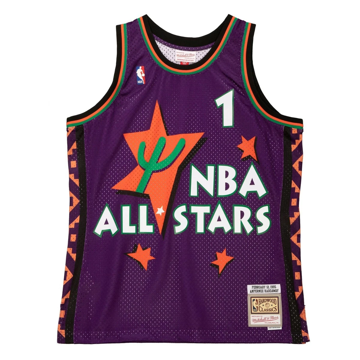 MITCHELL & NESS NBA ALL-STAR EAST 1995 ANFERNEE HARDAWAY KREPŠINIO T-SHIRT