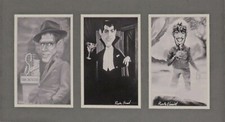 Triptych Display Caricature Prints Sinatra Martin & Davis Jr Artist Signed