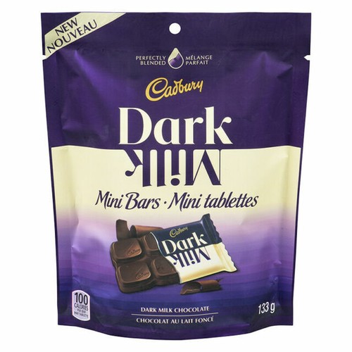 Cadbury Dark Milk Chocolate Mini Bars 8 Bags X 152g Each Canadian For Sale Online Ebay