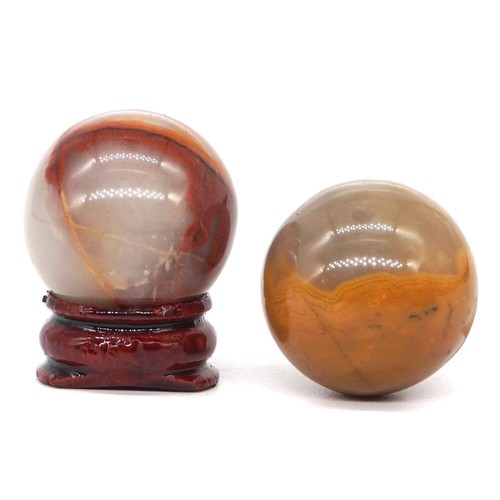 30MM Natural Gemstone Shan Cai Yu Crystal Reiki Healing Sphere Stone Ball (1pcs) - Picture 3 of 6
