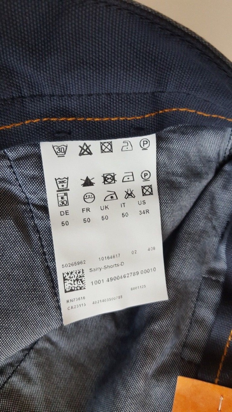 HUGO BOSS ORANGE MENS SLIM FIT SHORTS SIZE 50 BRAND NEW WITH TAGS