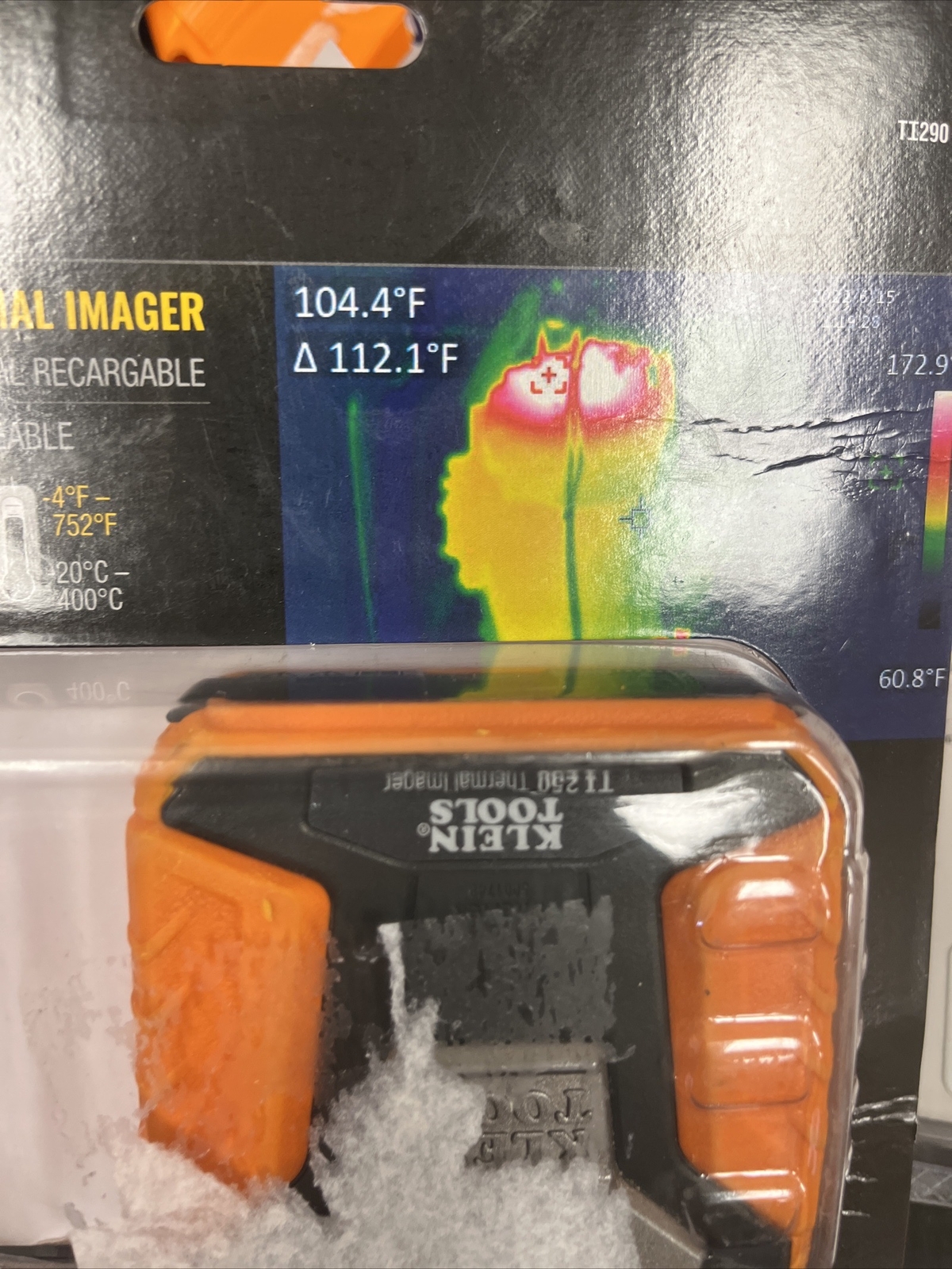 Klein Tools TI250 Rechargeable Pro Thermal Imager Orange 92644693625