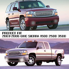 LED Fog Light with DRL Compatible for 2003-2006 GMC Sierra 1500 2500HD 3500HD