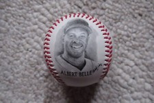 ALBERT BELLE 1996 BURGER KING Fotoball Cleveland Indians