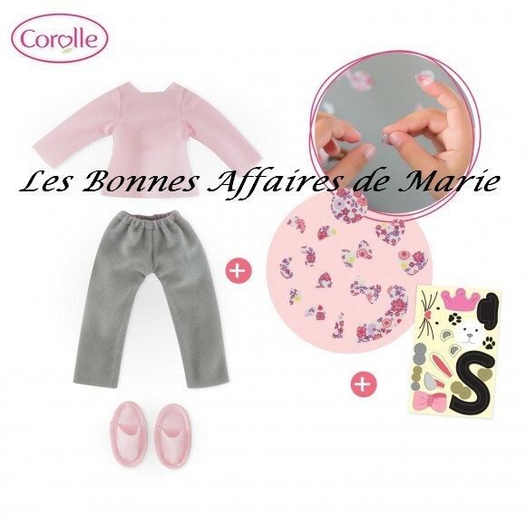 Pyjama Corolle ma chérie création en coffret cadeau d'anniversaire