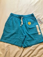 Cat  Jack Unisex Shorts Size Small 6/7 Light Blue Flexible Drawstring