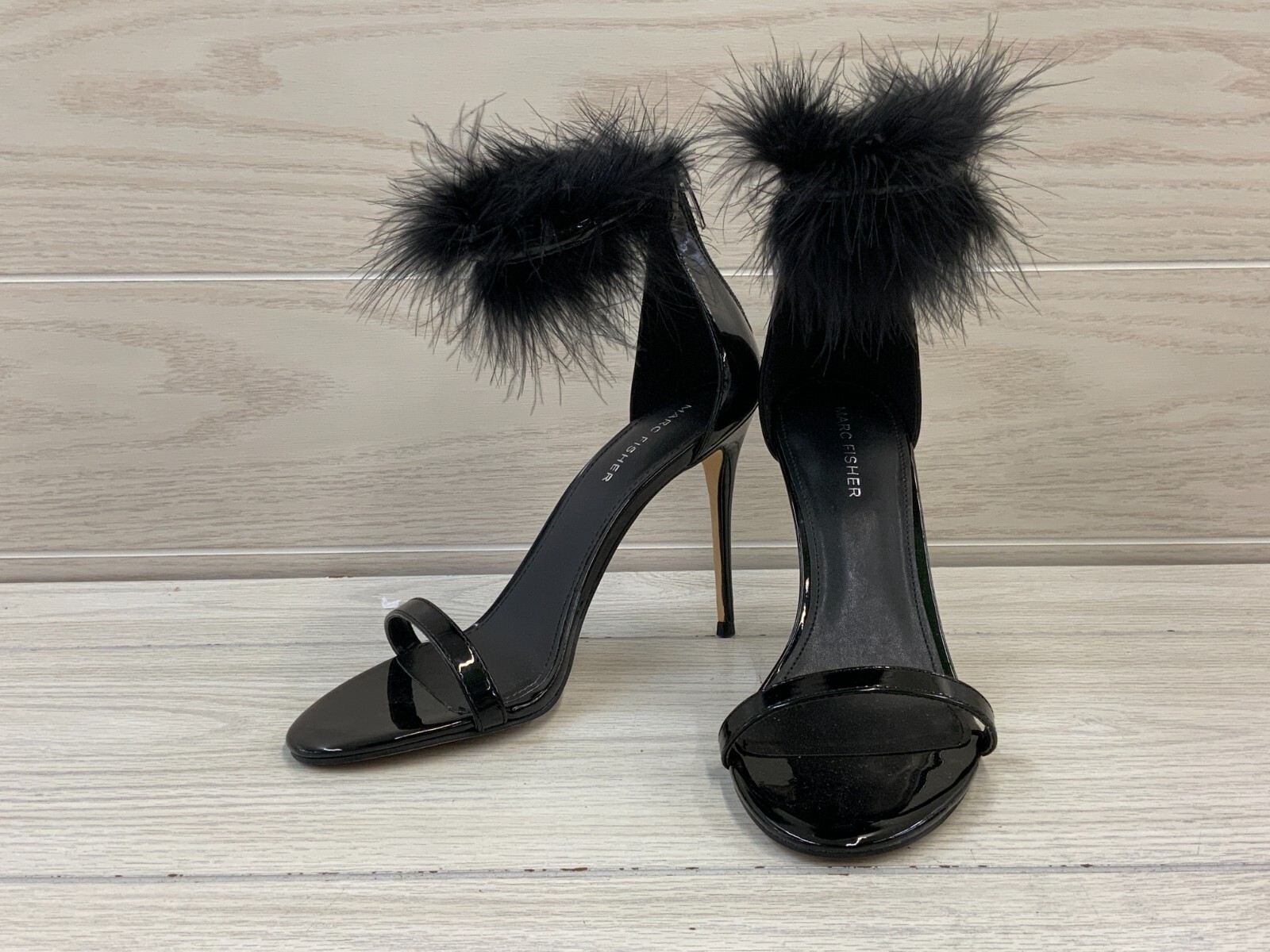 Marc Fisher Genivy Ankle Strap Heeled Sandal, Women's Size 8.5 M, Black  MSRP $99 196300124031 | eBay