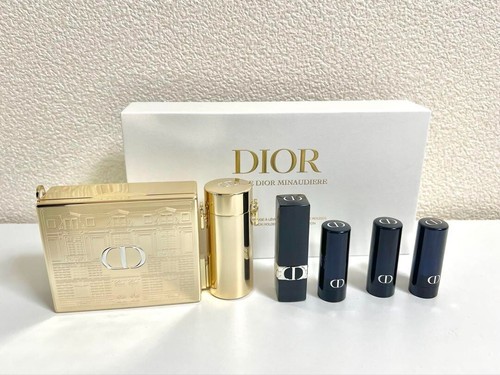Dior Rouge Minaudiere Clutch Coffret Holiday Lipstick “ 2021 Limited” New