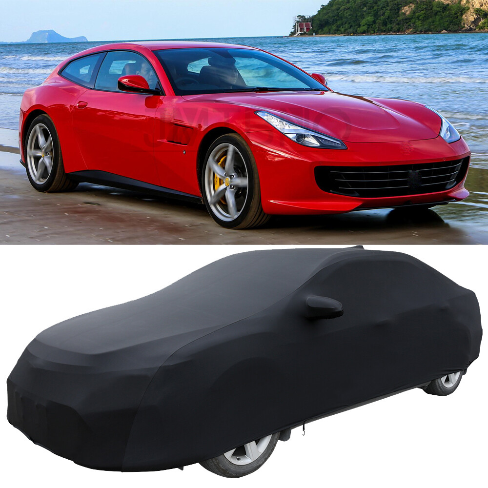 For Ferrari GTC4Lusso T Car Full Cover Stretch Satin Dustproof Indoor Custom
