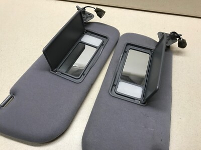 NEW 2006-2008 Hyundai Sonata DRIVER & PASS Grey SUN VISORS W/Sunroof,OE Hyundai