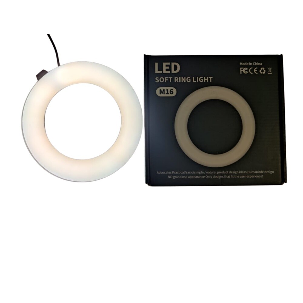 LED ring light with control panel 360 degrees adjustable-image