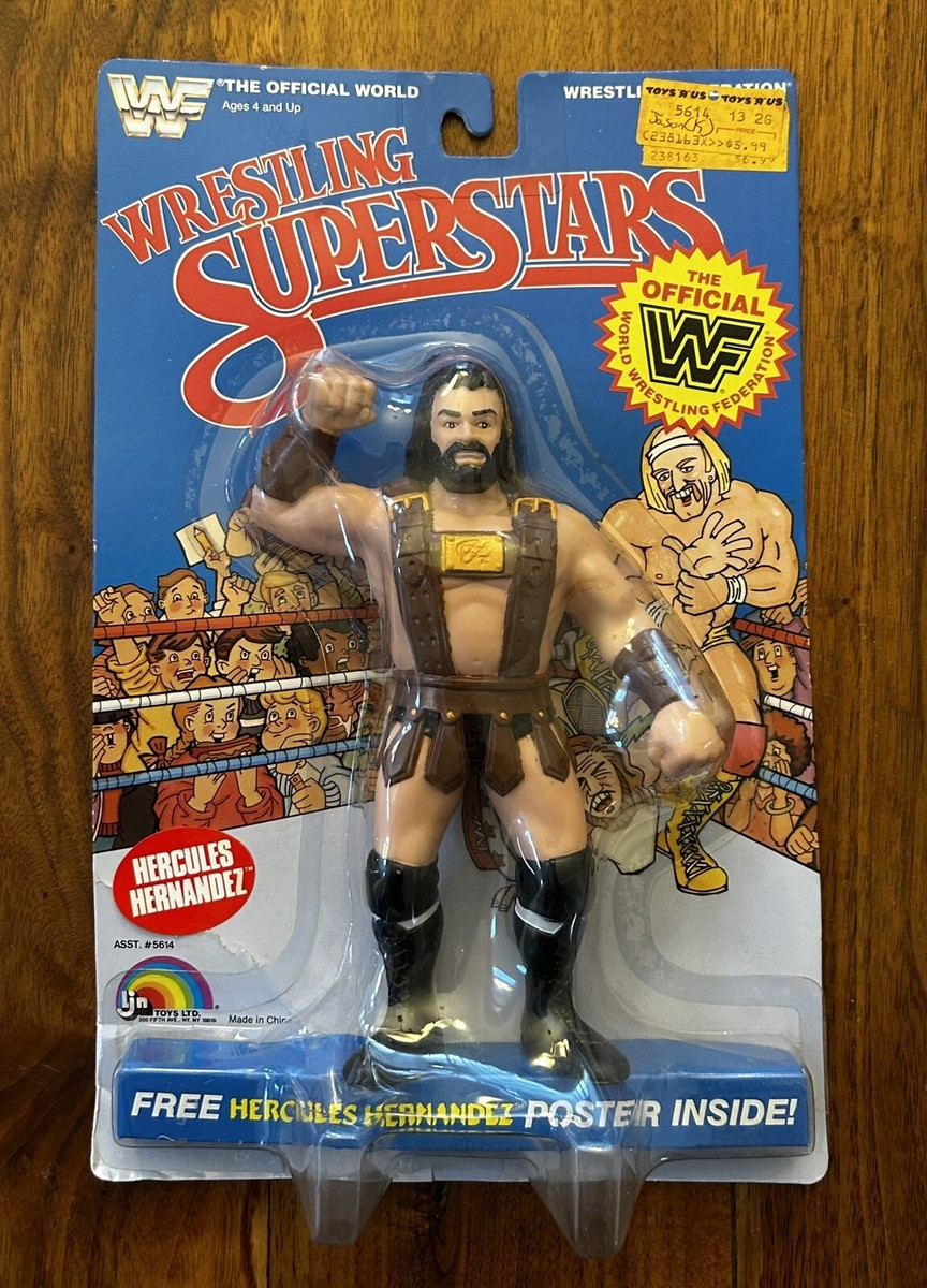 Vintage Original LJN Wrestling Hercules Hernandez Figure Sealed