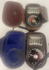 Vintage Weston Master II Light Exposure Meter Camera / Light Tools-Lot of 2
