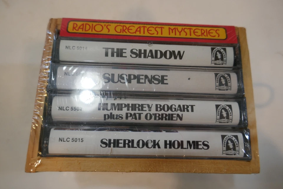 The Best of Old Time Radio Greatest Mysteries 4 Cassette Set w/mini crate - Image 2 of 2
