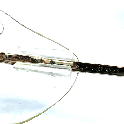 Titmus Z87.I-CS82L Gold Aviator Safety Glasses Frames 57[]16 145