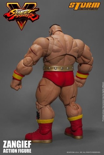 Figura roja Storm Collectibles STREET FIGHTER V ZANGIEF SELLADA buen estado - Imagen 17 de 24