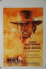 Pale Rider CLINT EASTWOOD movie poster - Filmplakat 55 x 36,5 cm Belgien