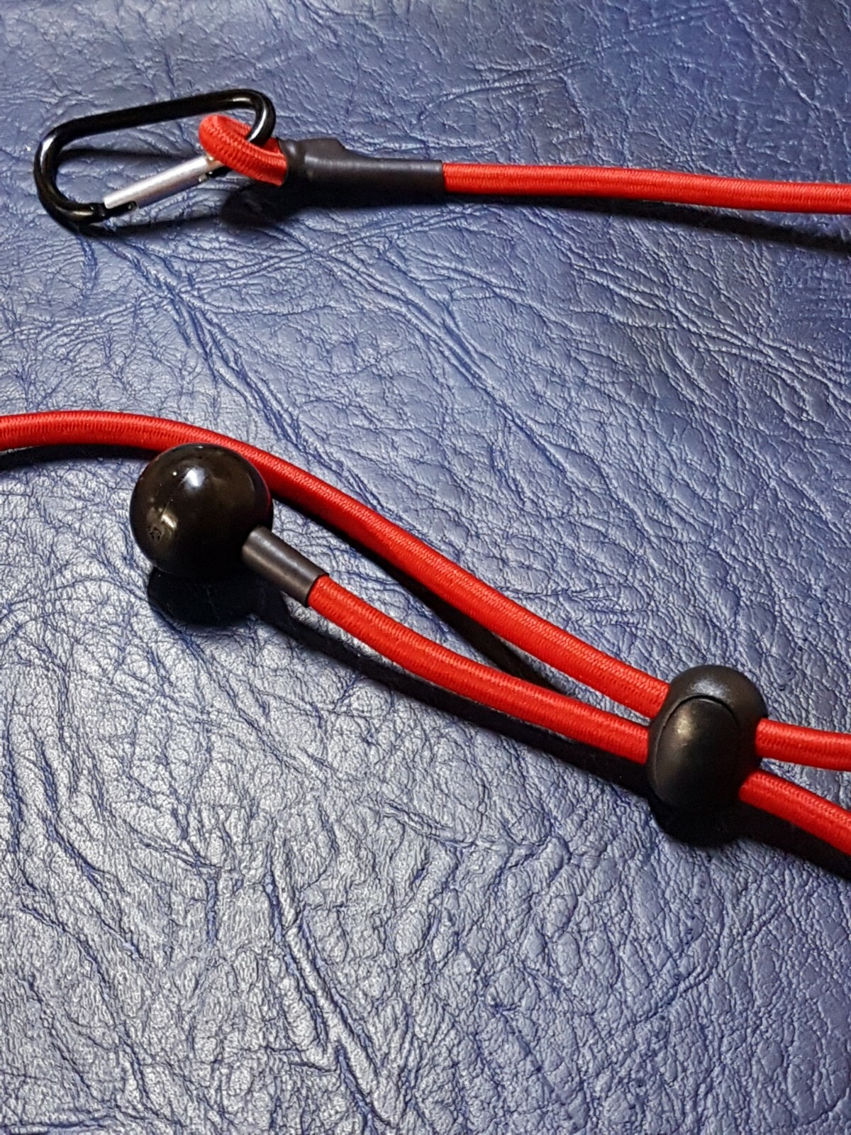 1x RED Kayak Paddle Leash Fishing Rod Holder Bungee Tie Rope Shock Cord