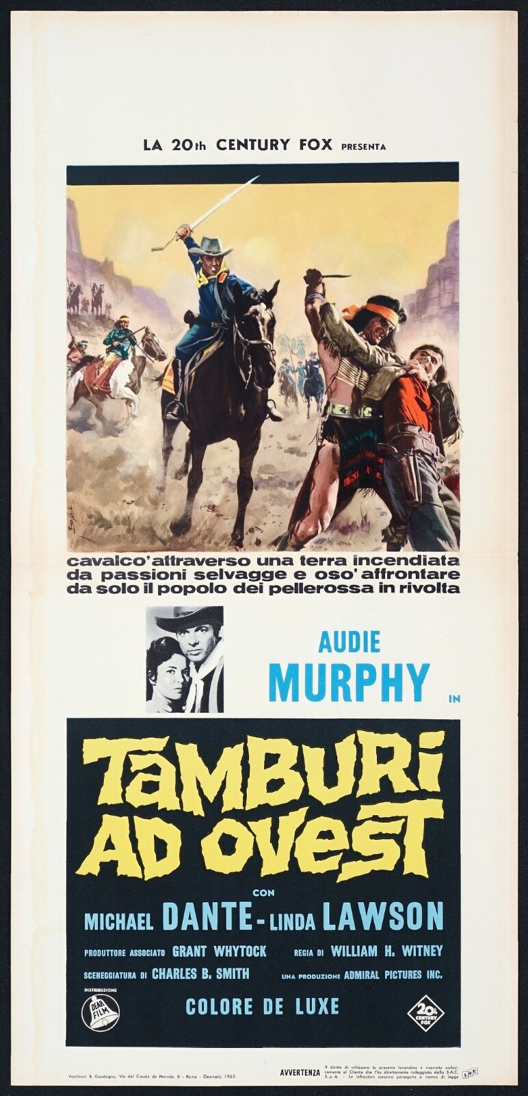 Locandina di Tamburi ad ovest (1964)
