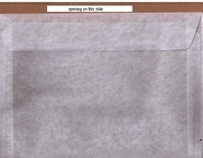 100 #12 Glassine Stamp Envelopes 9½ x 11" Westvaco Cenveo JBM Storage Bags