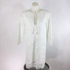 Lovers  Friends Marlie Shift Dress White Lace Womens Size Medium