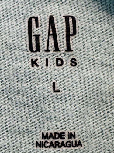 Kids Gap Size Large 14 Chest Is 32” School Core Fashion Lightweight Color Mint - Picture 5 of 8
