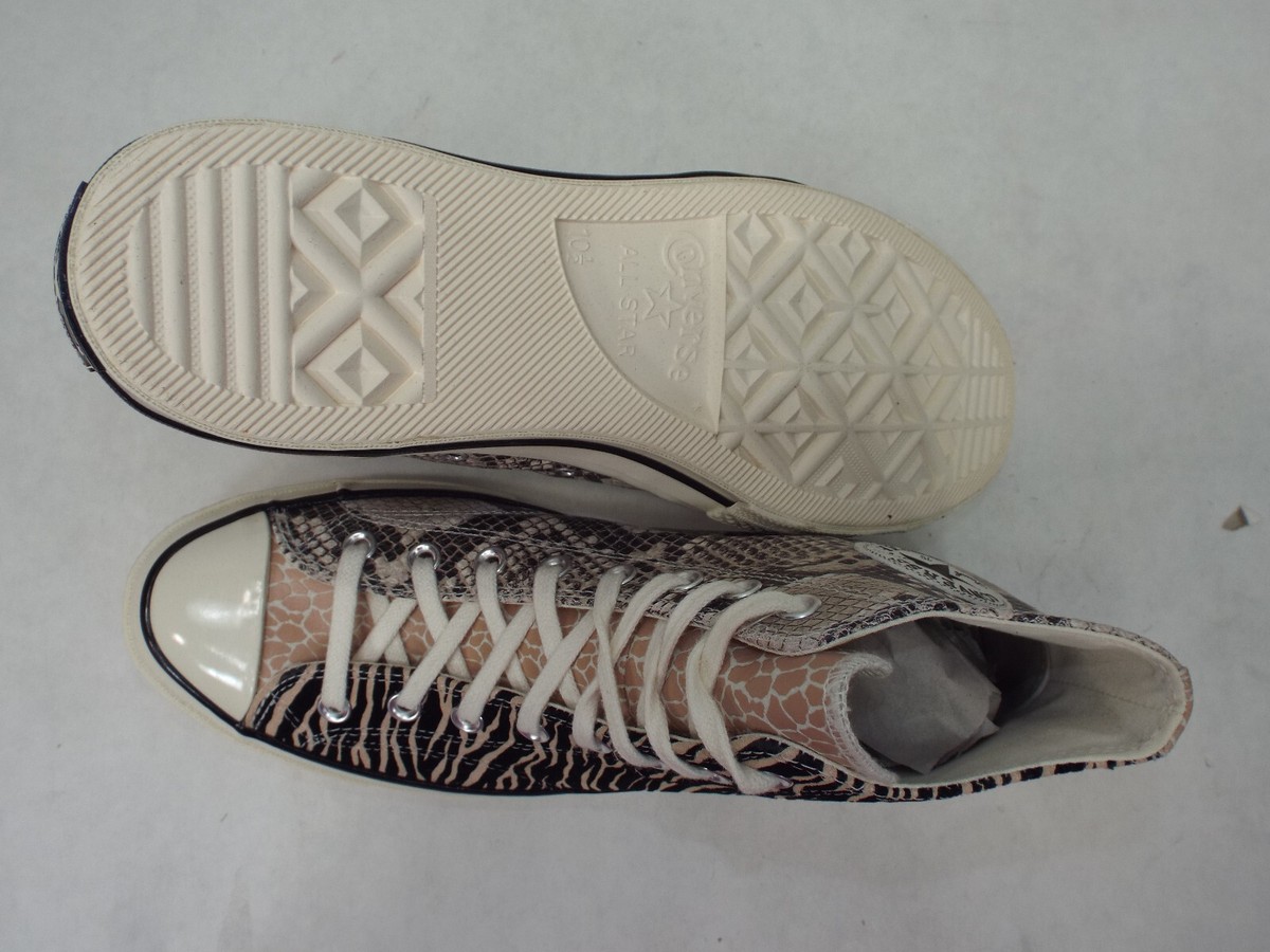 Mens 10.5 Converse CTAS 70 Hi Tarzan Zebra Snake Giraffe
