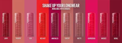 MAYBELLINE Superstay Vinyl Tinte langanhaltender flüssiger Lippenstift VERSIEGELT - Auswahl