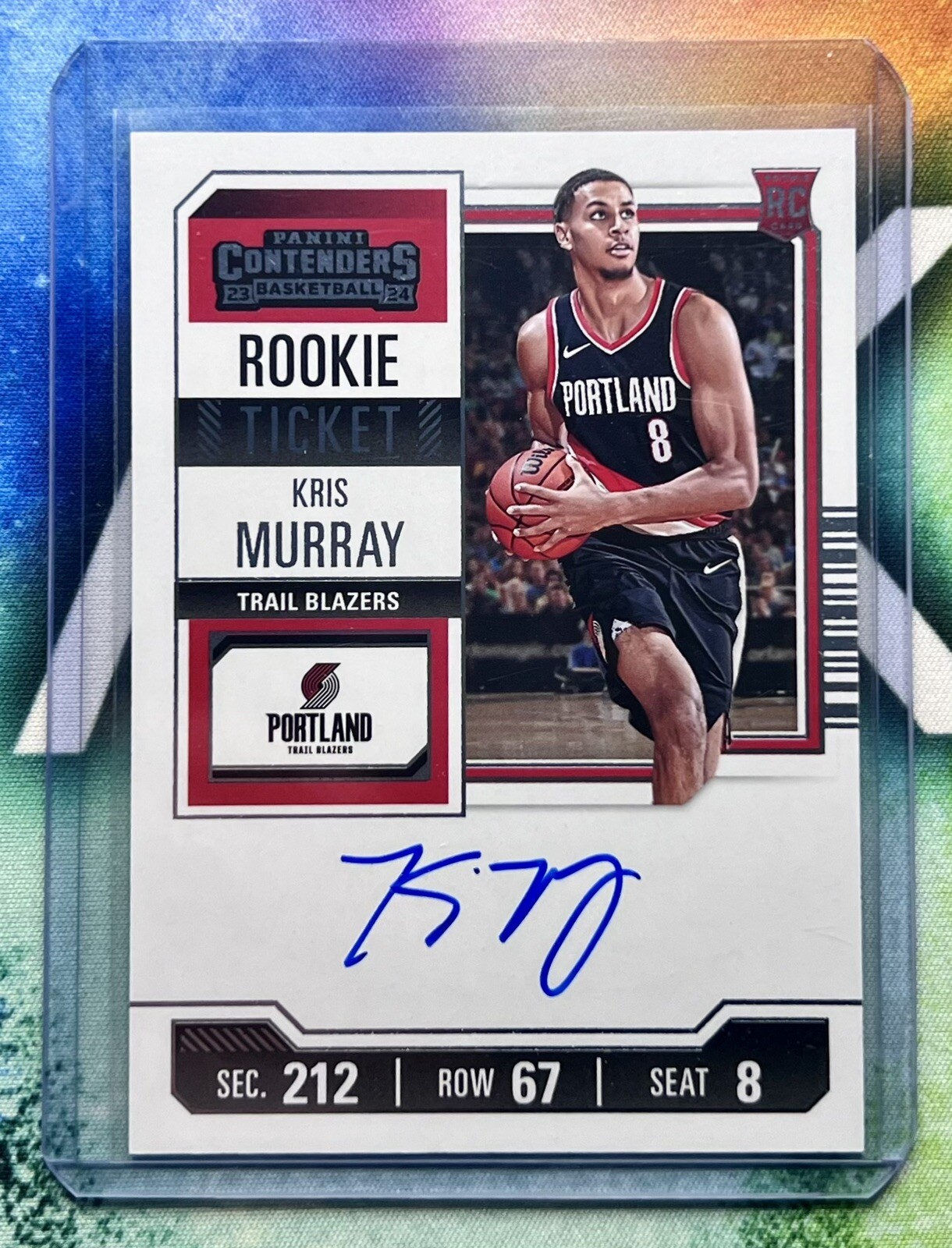 2023-24 Contenders Kris Murray Rookie Ticket On Card Auto