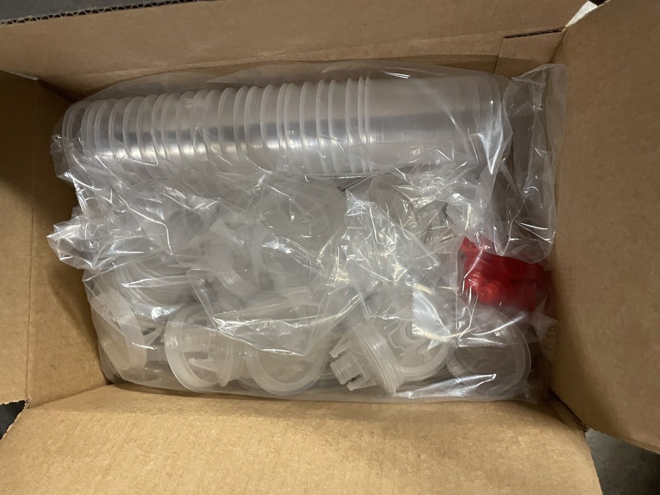 3M16114 PPS Mini Size Kit with 200 µ Filter, 50 Lids, 50 Liners, Plugs