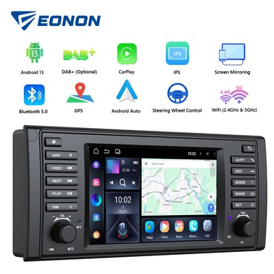 Eonon E39A13 For BMW E39 Android 13 Auto Car Stereo Radio GPS Head Unit CarPlay