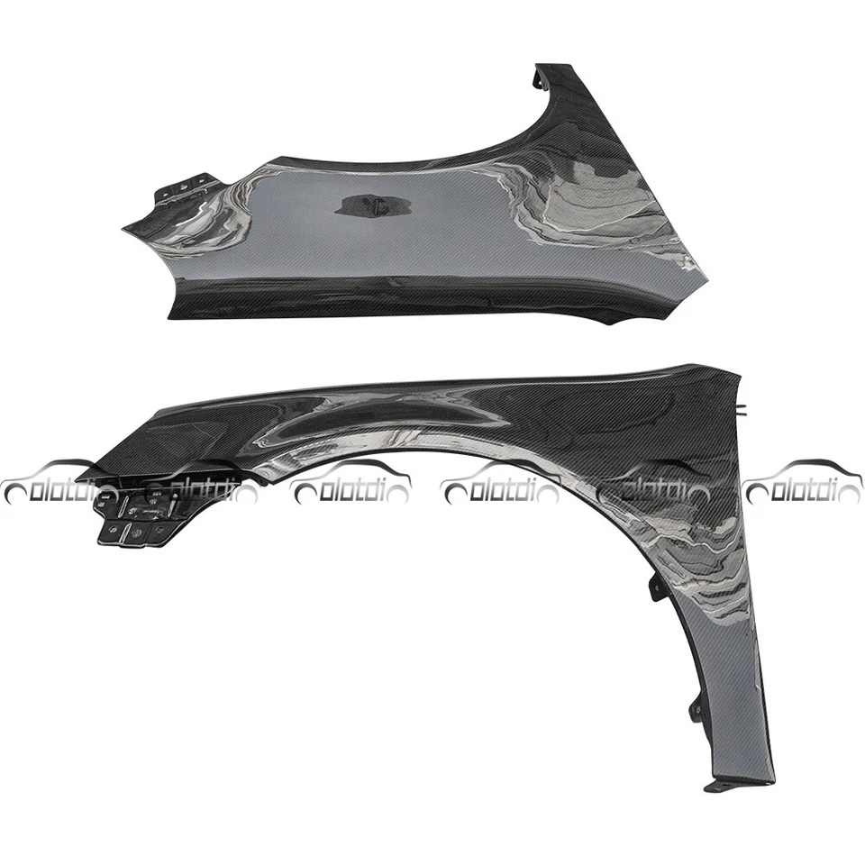 Carbon Fiber For 04-08 VW Volkswagen GOLF5 GTI Fenders Side Air Outlet Cover - Image 2 of 4
