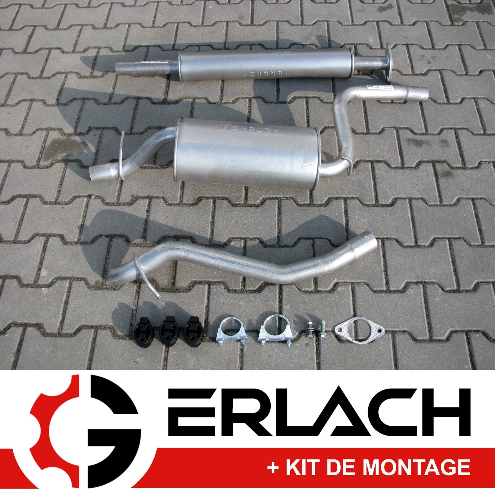 Echappement silencieux F042 Ford Focus 2.0i resout le bruit au controle technique