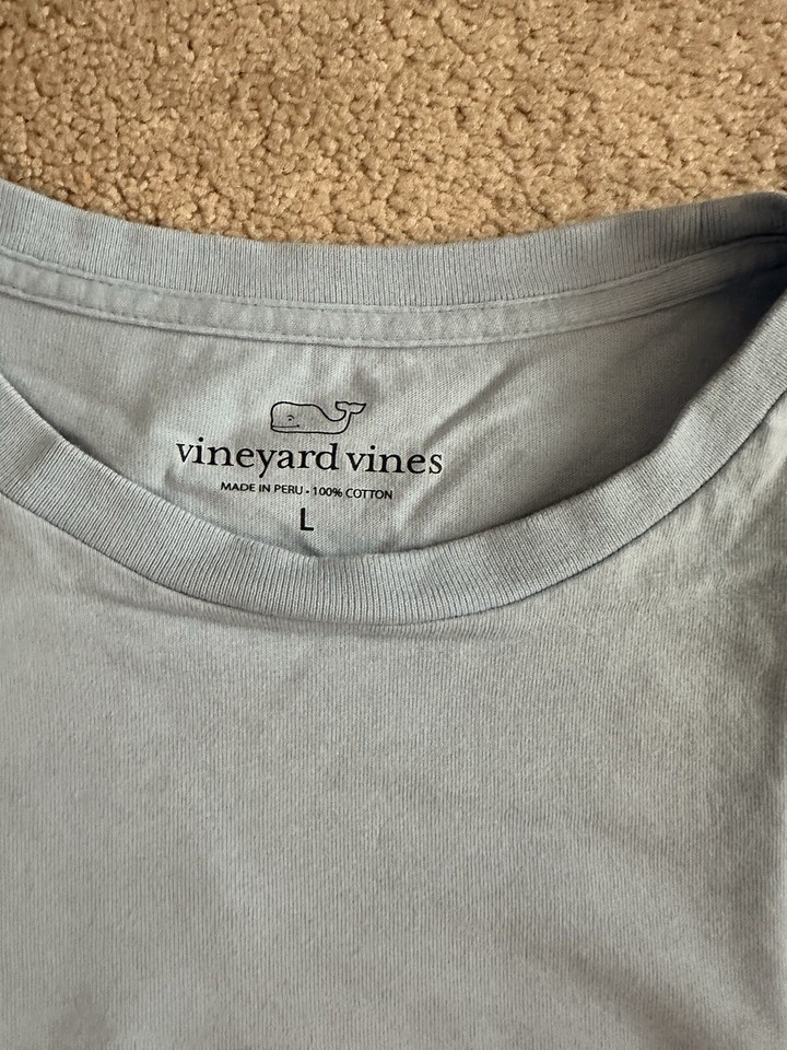 Vineyard Vines Barstool Sports Chicago Lt Blue Men’s L/S Size L eBay