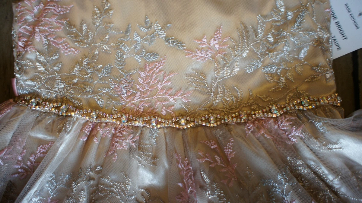 Rare editions hotsell taupe dress