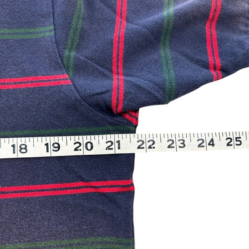 Vintage 90s Polo Ralph Lauren Classic Logo Striped Shirt Size Large Streetwear - Picture 7 of 8