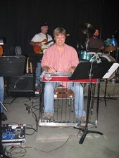 Pedal Steel Guitar Mike Johnson Course MJ-10 E9/C6 Silver Wings & Night Life