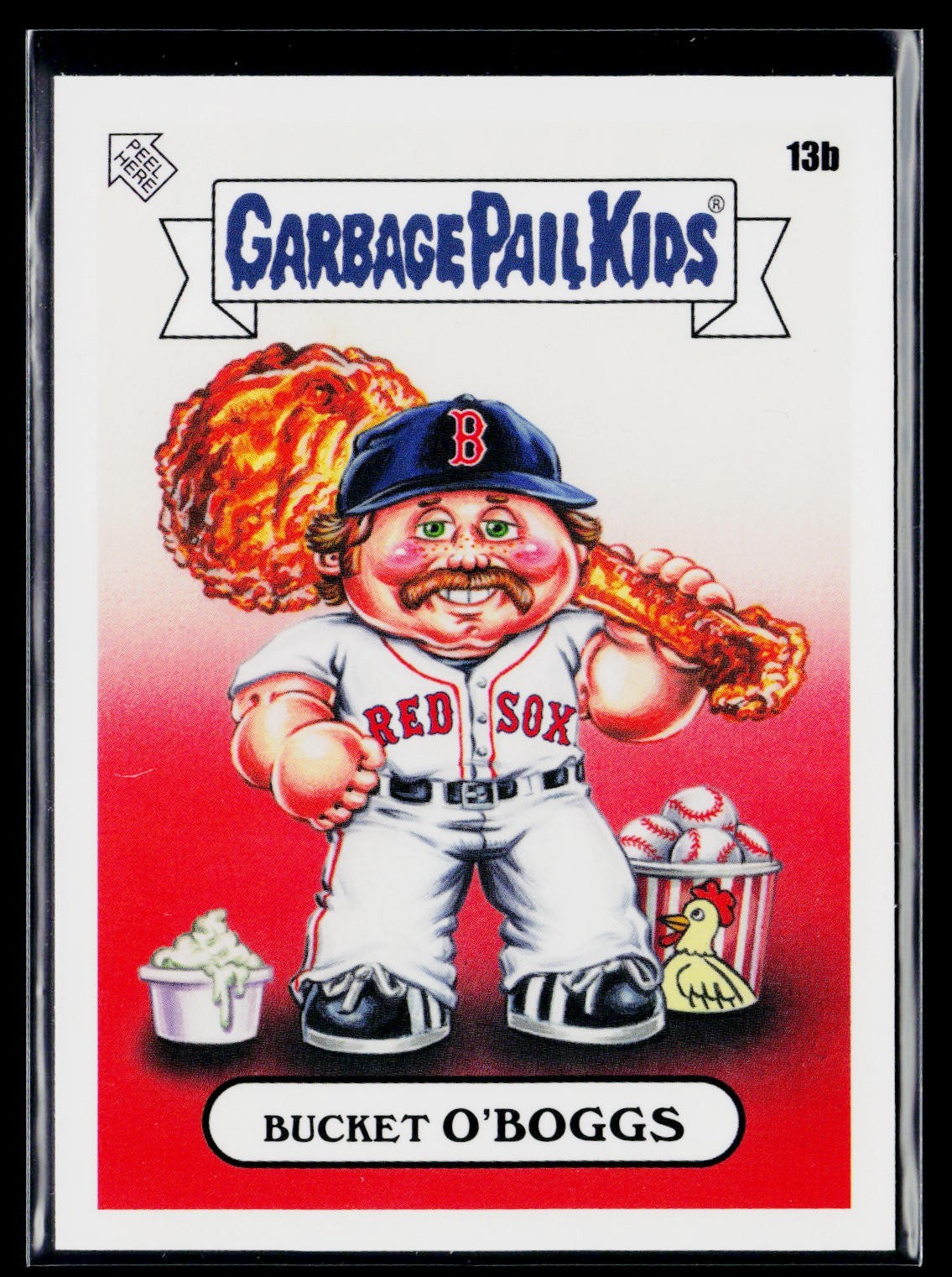 2023 Topps MLB x Garbage Pail Kids Series 3 GPK 13b Bucket O' Wade Boggs
